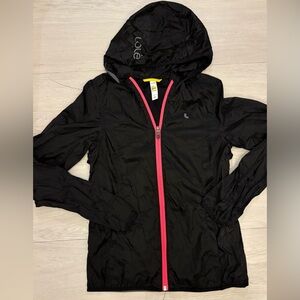 Lola Black Jacket with Pink Accents